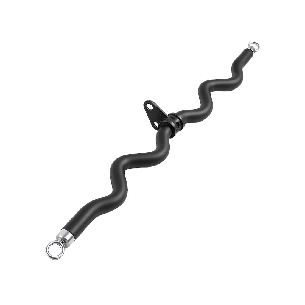 Medivita KraftWelle ergonomic curl bar for effective cable pull training and muscle workout; ideal for home or gym use.